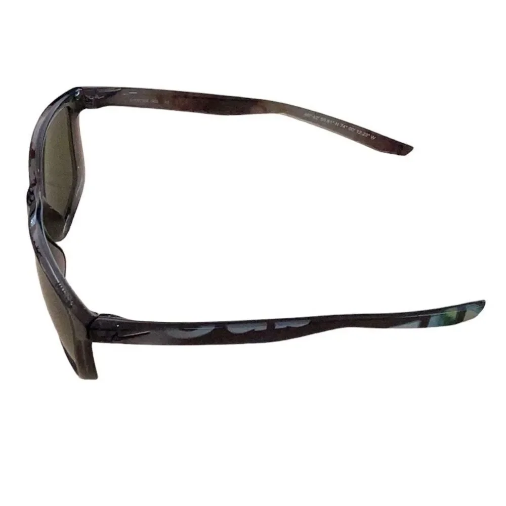 NIKE NEW UNREST SE 57MM SUNGLASSES CRYSTAL ANTHRACITE/GREEN 57MM LENS UNISEX